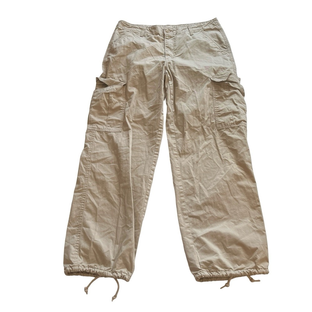 Levi's Women's Size 31 '94 Baggy Khaki Chino Pants‎ 100% Cotton Cargo Pockets